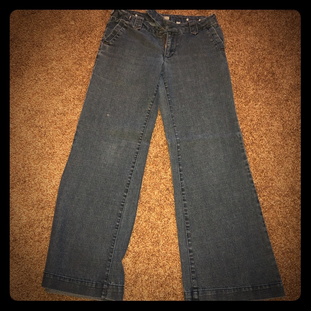 Paris Blues, stretch, straight leg, blue jeans.